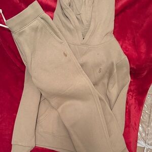 Polo by Ralph Lauren Kids Matching Set in Tan/Khaki